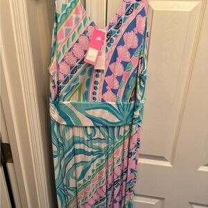 Colorful Patterned Maxi Dress